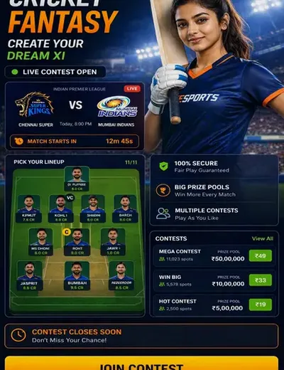 Indslotsguru (ind slots guru) fantasy cricket & matchday visual 3